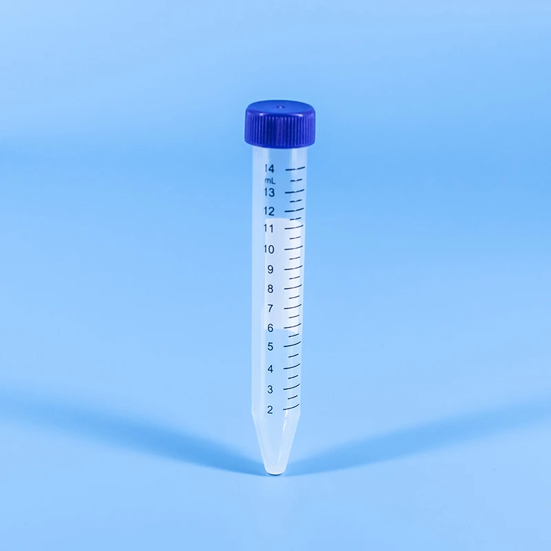 15ml Centrifugal Tube Transparent With Screw Lid With Scale Conical Bottom Plastic Centrifuge Tubes For lab
