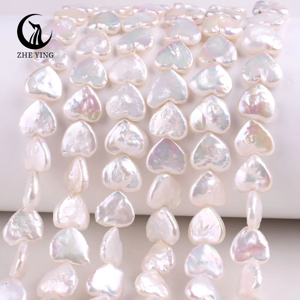 Бусины из пресноводного жемчуга в форме звезды 11-12 мм