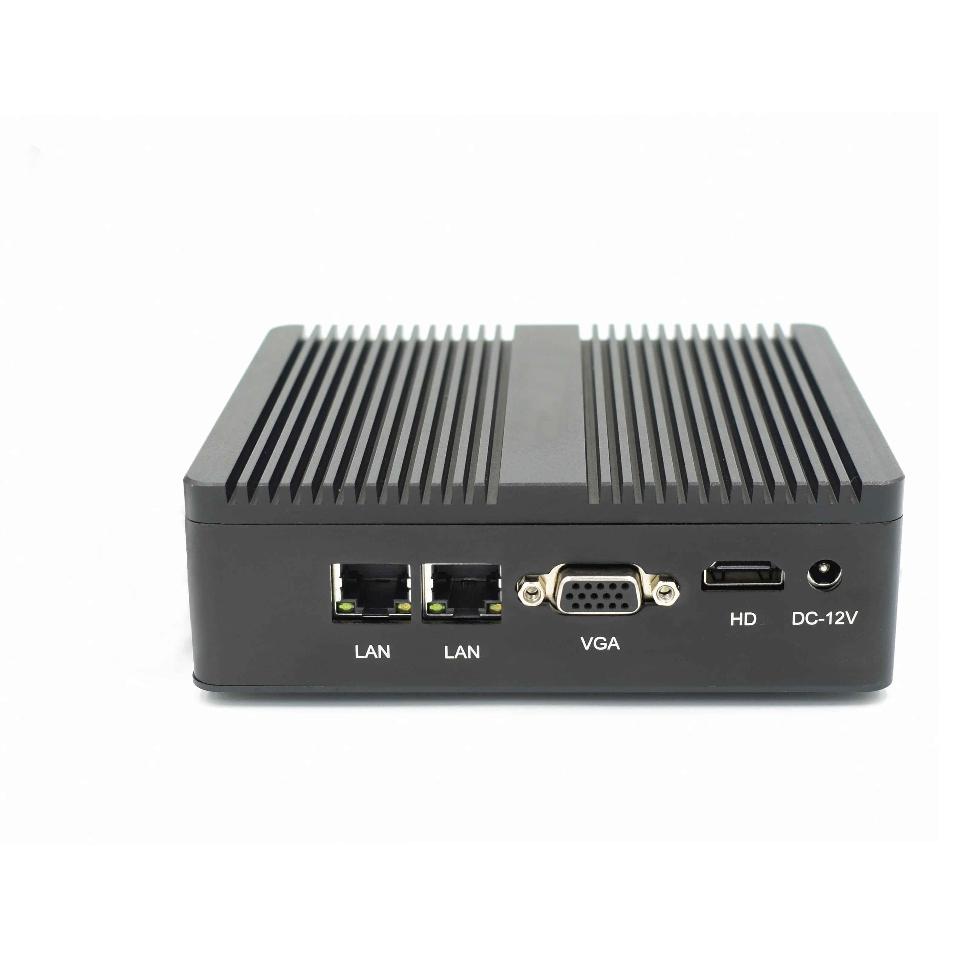 win7 win xp workstation pc mini j1900 with 2lan ultra 1080p vga HD dual display barebone fanless pc