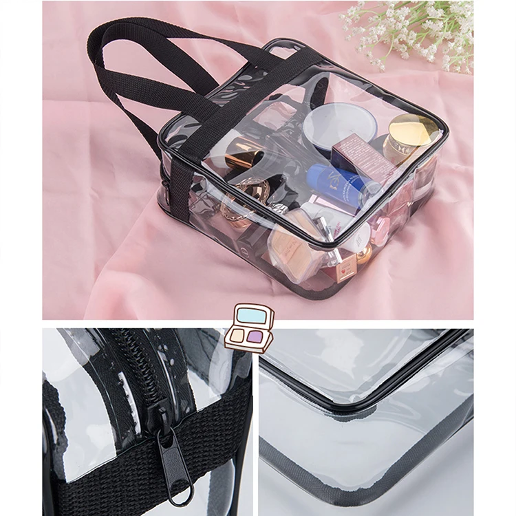 
Custom logo cheap wholesale waterproof beach clear pvc tote shopping bag 