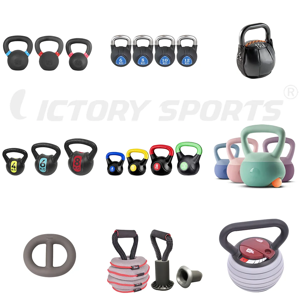 Custom Wholesale Gym Manufacturer Factory Adjustable Competition Kettlebell Set