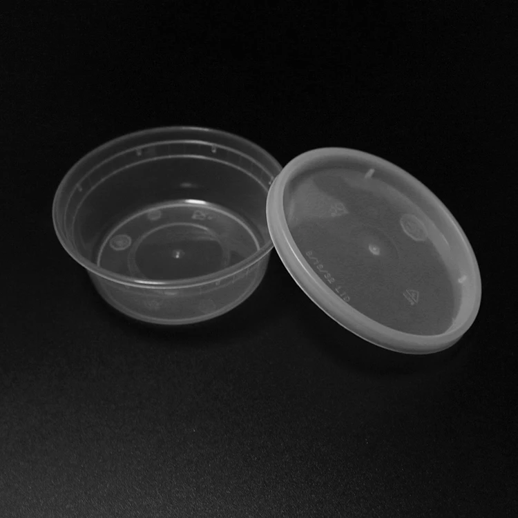 Leakproof Round Takeaway Foil Self Heat Clear Food Disposable Plastic Container