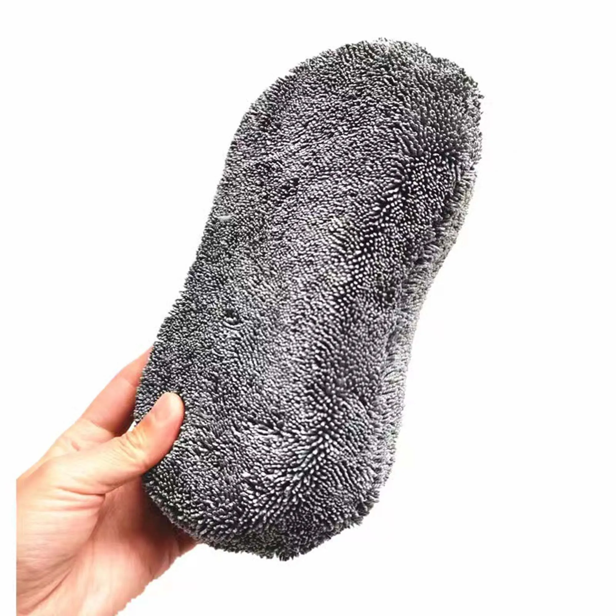 Выбранные Авто Duo витая петля пусковой площадки мытья плюшевая мягкая микрофибра Чистящая губка автодетали восемь форма по уходу за автомобилем губка для мытья