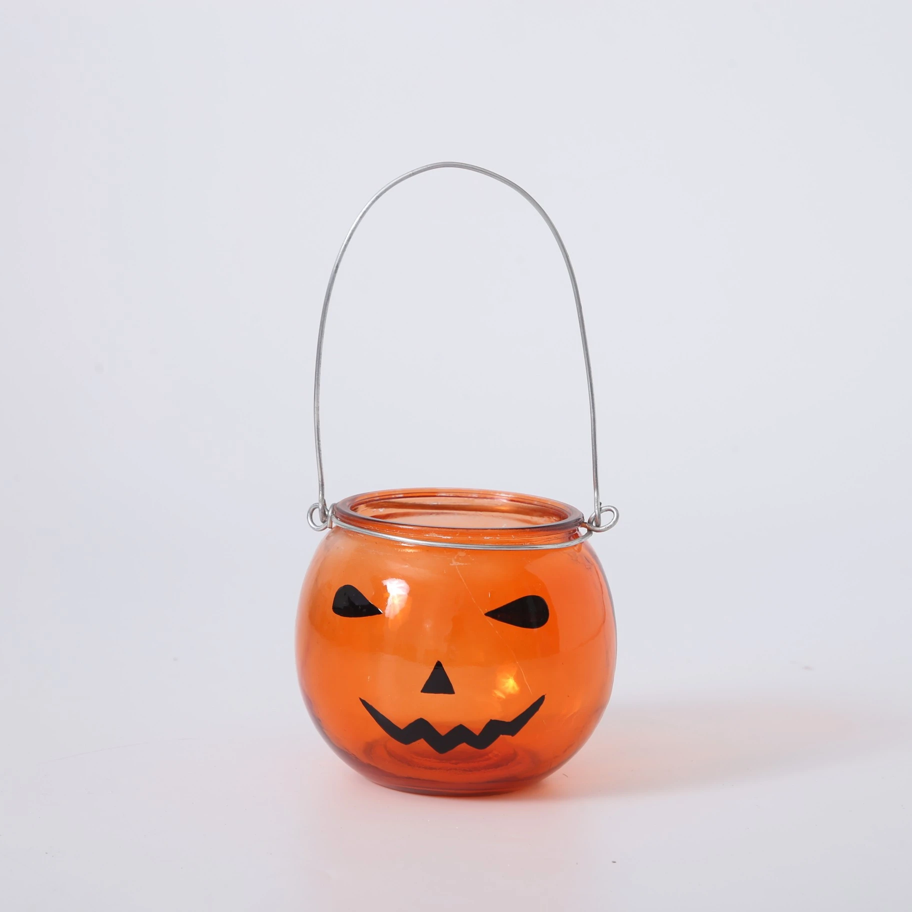 Halloween outdoor decoration haunted house props pumpkin hardware mason jar