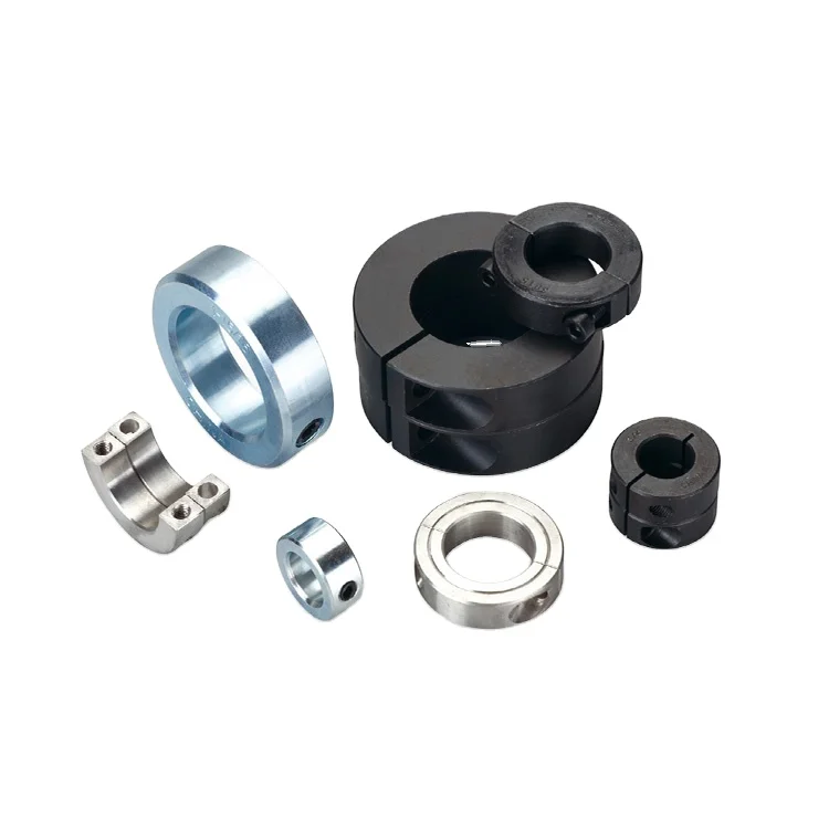 Factory manufacture custom black oxide zinc multi double single split 303 304 316 stainless steel shaft collar