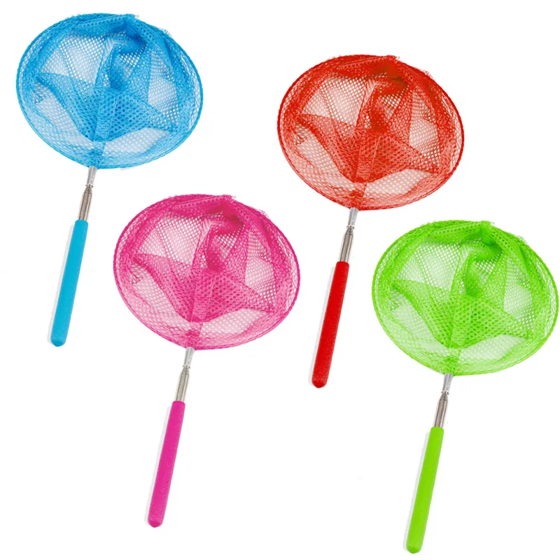Telescopic fishing nets for kids playing on beach and park which can extendable to catch fish