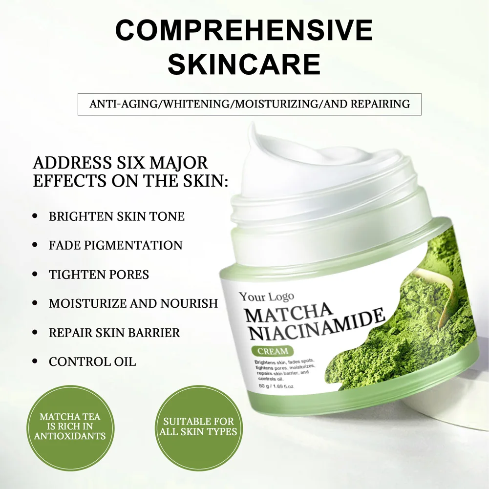 Private Label Glass Skin Moisturizer Hydrating Niacinamide Antioxidant Intensive Moisturizing Best Face Cream For Fair Skin
