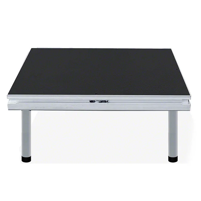 Easy install aluminum stage platform 1m x 1m with 4 legs for sale