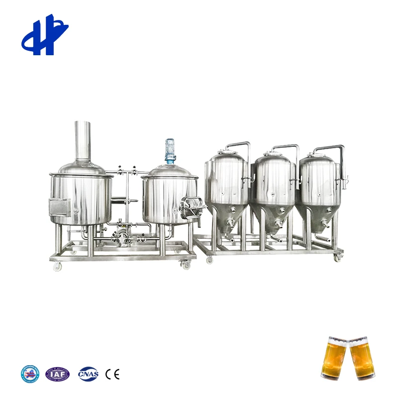 100L Stainless steel beer brewing equipment mash tun/kettle/whirlpool pot/fermentation tank