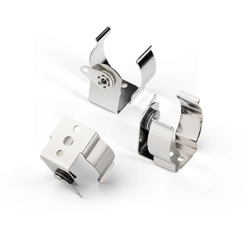 Metal C Cell Battery Holder 26500, LR14 Battery Clip Insulated Contact for Keystone 87 Alternative