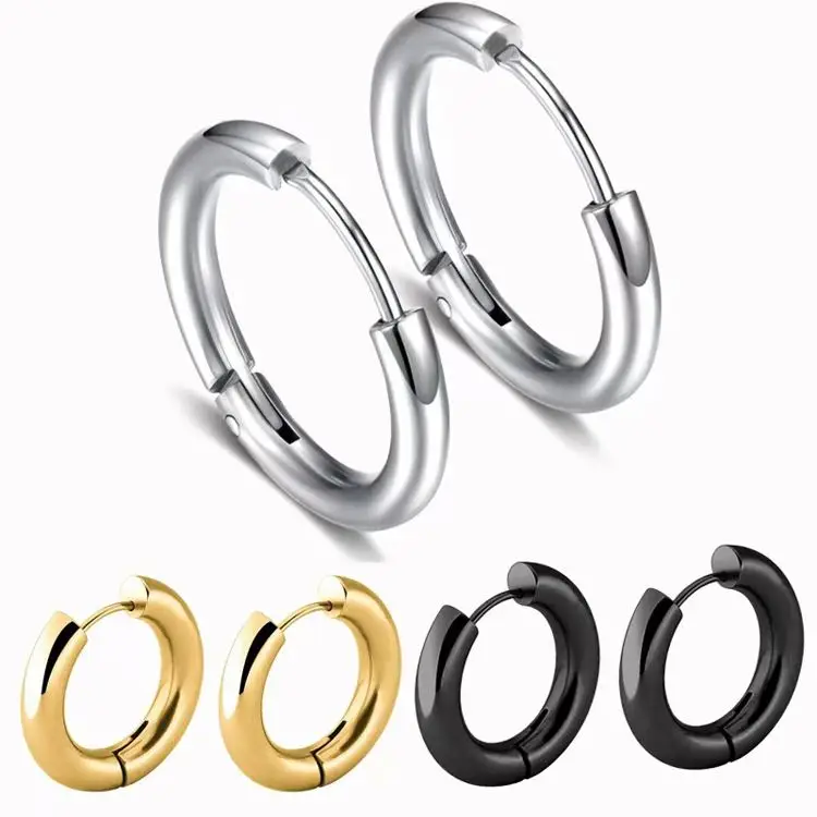 Earrings 925 Sterling Silver With Natural Stone Vintage Small Hoop for Women Hoops Gold Plated Wedding Brides