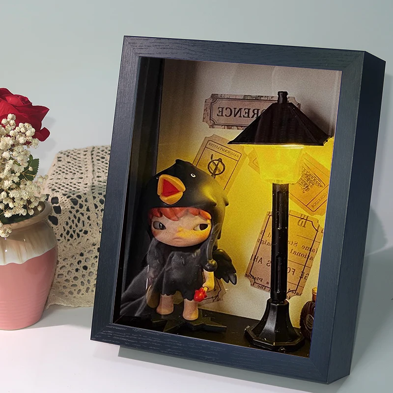 15.2*20.3 cm white Shadow box Frame Interior Size 6cm Deep Frame Polystyrene 3D box frame