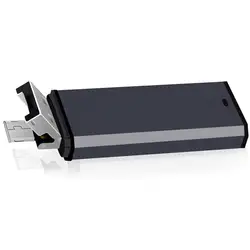 Пользовательский USB и Micro USB 2 в 1 цифровой аудио рекордер 8 Гб совместимый с Mac OTG металлический корпус маленький USB диктофон для записи