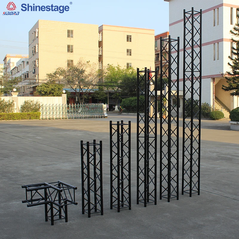 indoor outdoor roof structure stand display concert events lighting 220*220mm aluminum spigot truss