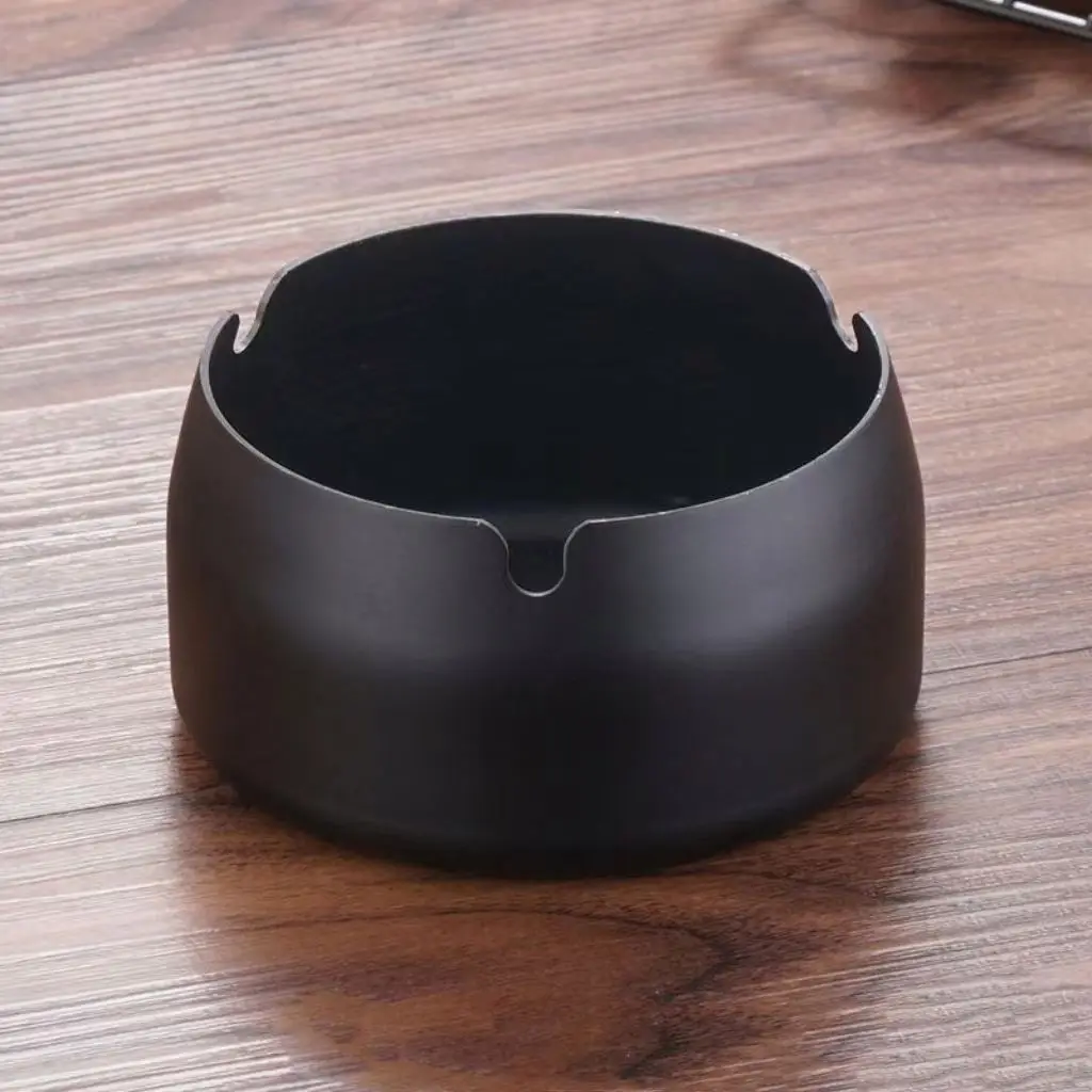 Stainless Steel Thicken Heighten Ashtray for Hotels Bars Restaurants Outdoor Patio Durable Metal Ash Tray Cigarette Holder R2259