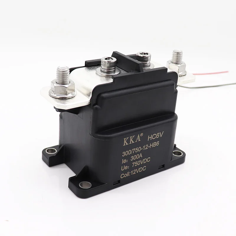 12V/24V 300A High Voltage DC Automotive Relay, Magnet Arc Blowout Relay for EV Electric System, DC Devices
