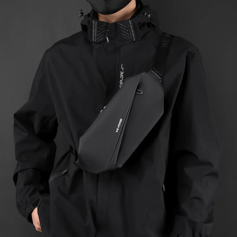 Fashionable Trendy Multi-function Chest Bag Sports and Leisure Shoulder Bag Waterproof Mobile Phone Waist Bag