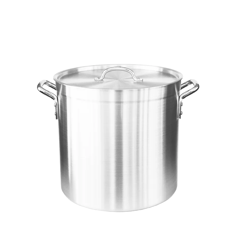 Wei Ying Kitchen Big Size Deep Immense Thickness Aluminum Stock Pot Soup Pot With Lid