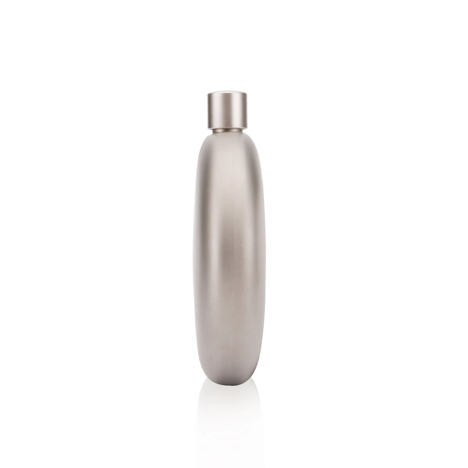 Customized Logo Titanium Wine Flask Lightweight Portable Titanium Mini Wine Bottle Titanium Cookware Flagon