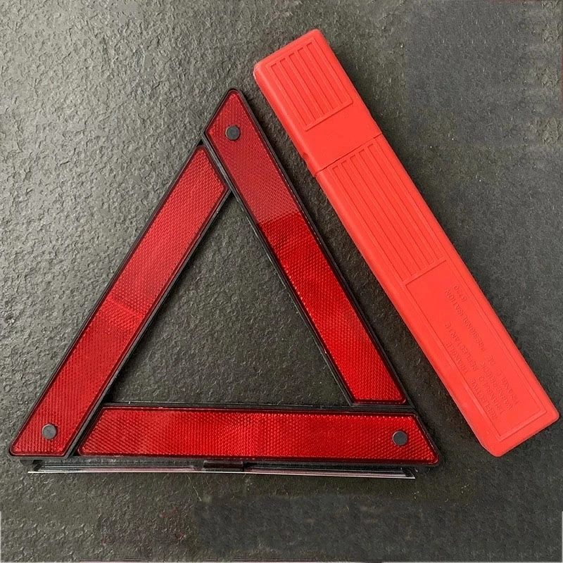Car Vehicle Emergency Breakdown Warning Sign Triangle Reflective Road Safety