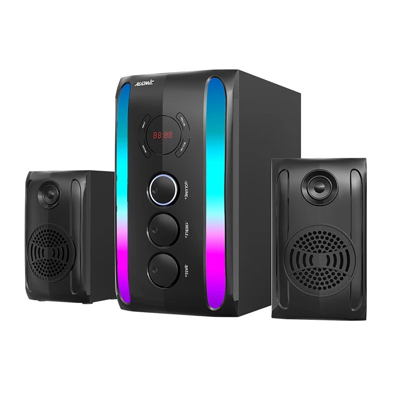 New Model Heavy Bass Sound Subwoofer 2.1 Channel Surround Sound Multimedia Computer Speaker Home Theater System Party Speaker