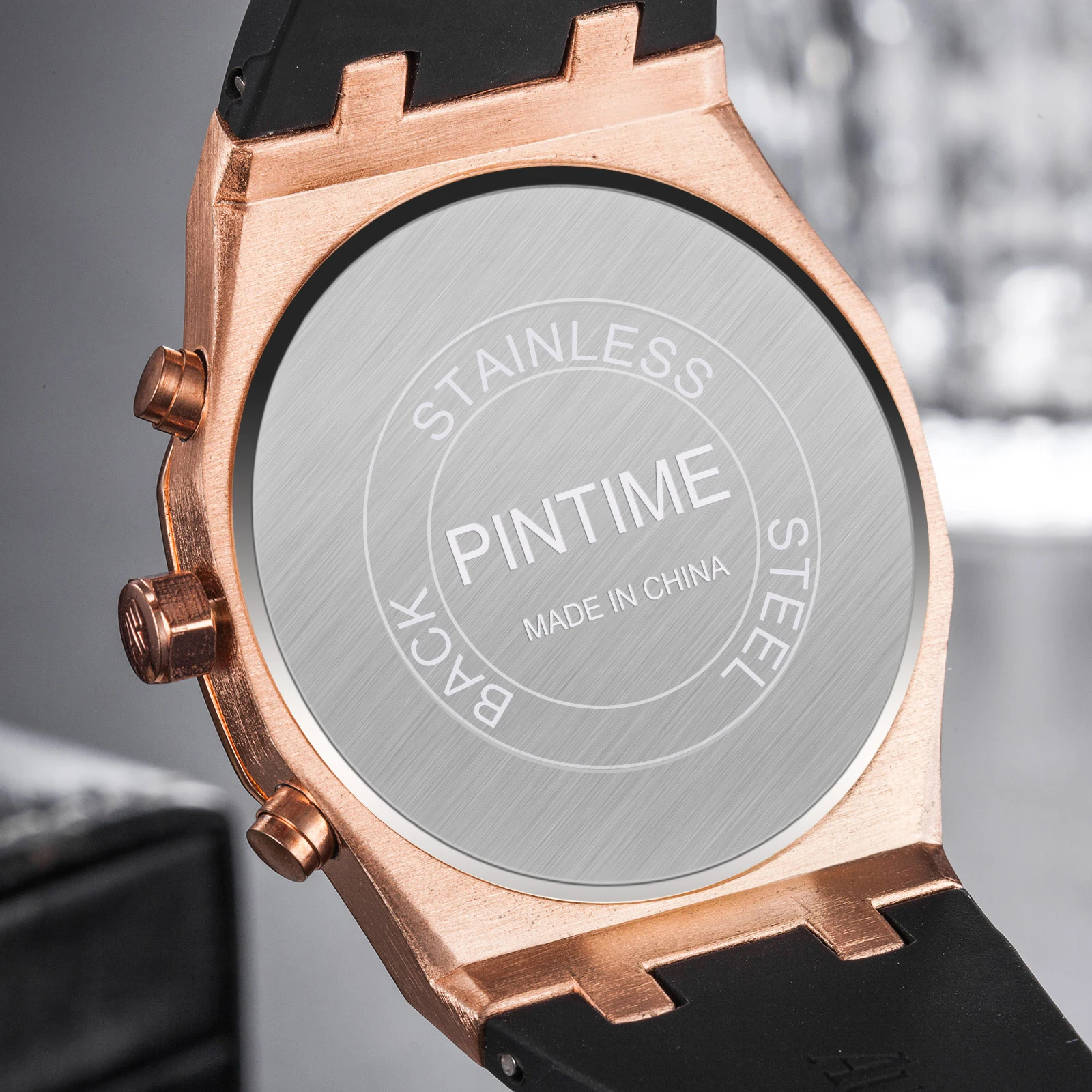  Модный бренд Pintime роскошные высококачественные мужские кварцевые часы спортивные и деловые водонепроницаемые наручные