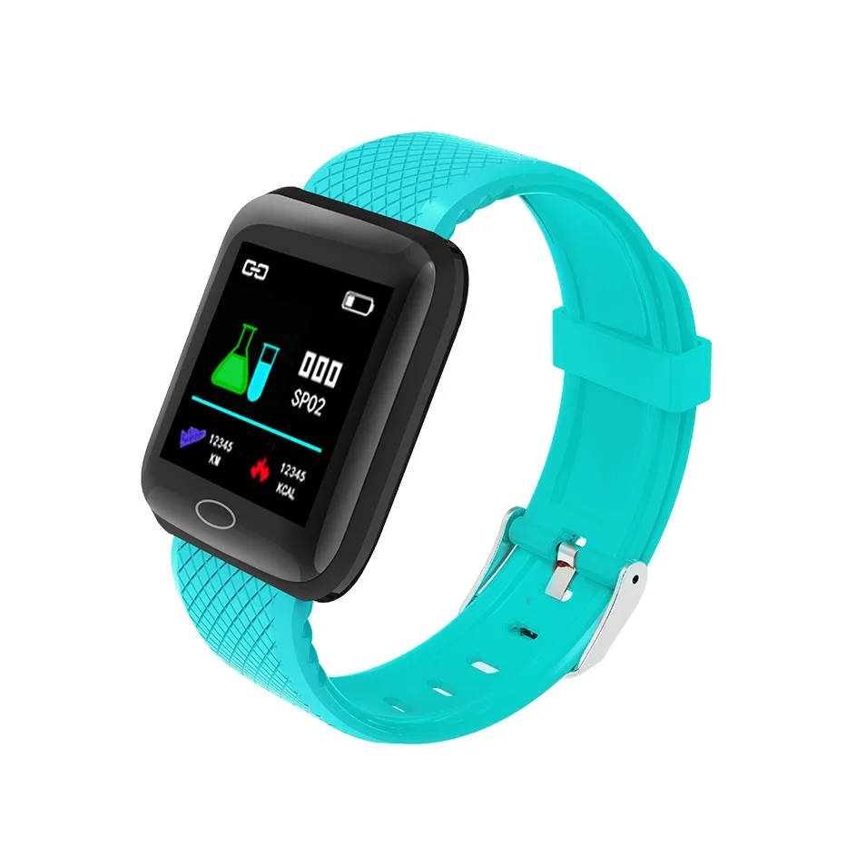 Latest Model 116 Plus Colorful Srcreen Healthy Android Ios Woman Smart Band Watch Sport Bracelet Mujer 116plus