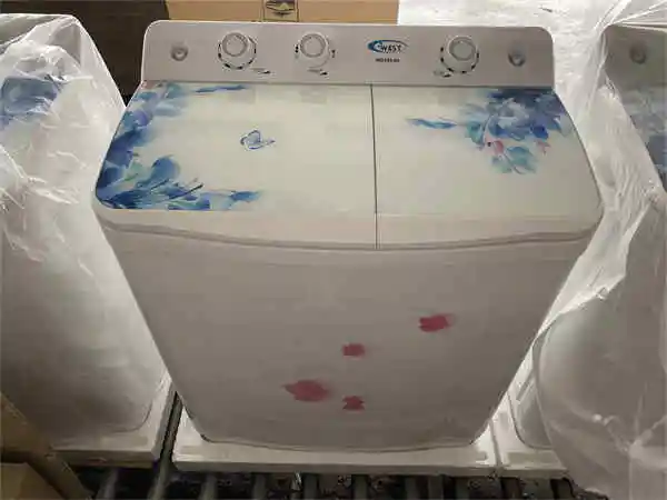 Hot selling  8.5kgs semi-auto double layers twin tub electric wash machine with dryer for dormitory or commercial laundry washer