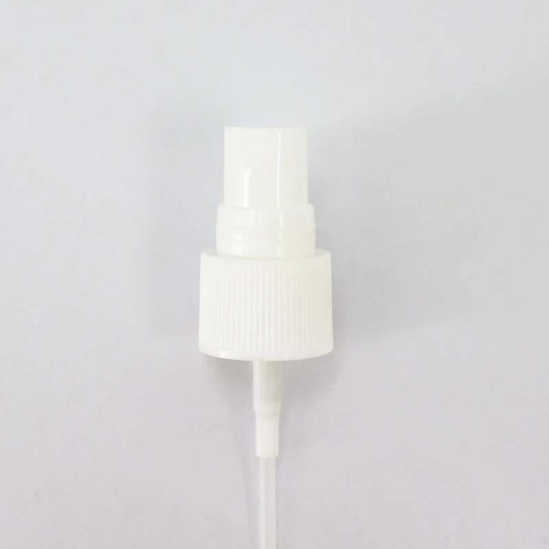 In Stock Black White DIN 18mm 20mm PET Bottle Pump Spray Head Neck Size 18/20 410 Plastic Packaging Bottle Spray Pump Cap