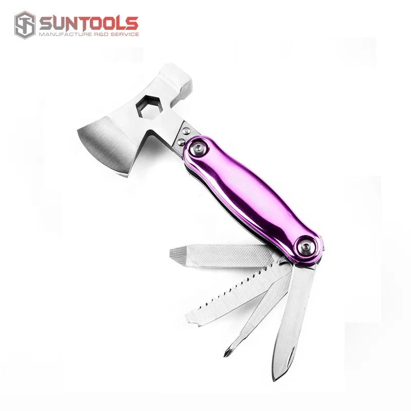Ergonomic Design Portable High Quality Stainless Steel Multifunctional Tool Axe Multi Tools for women gift use