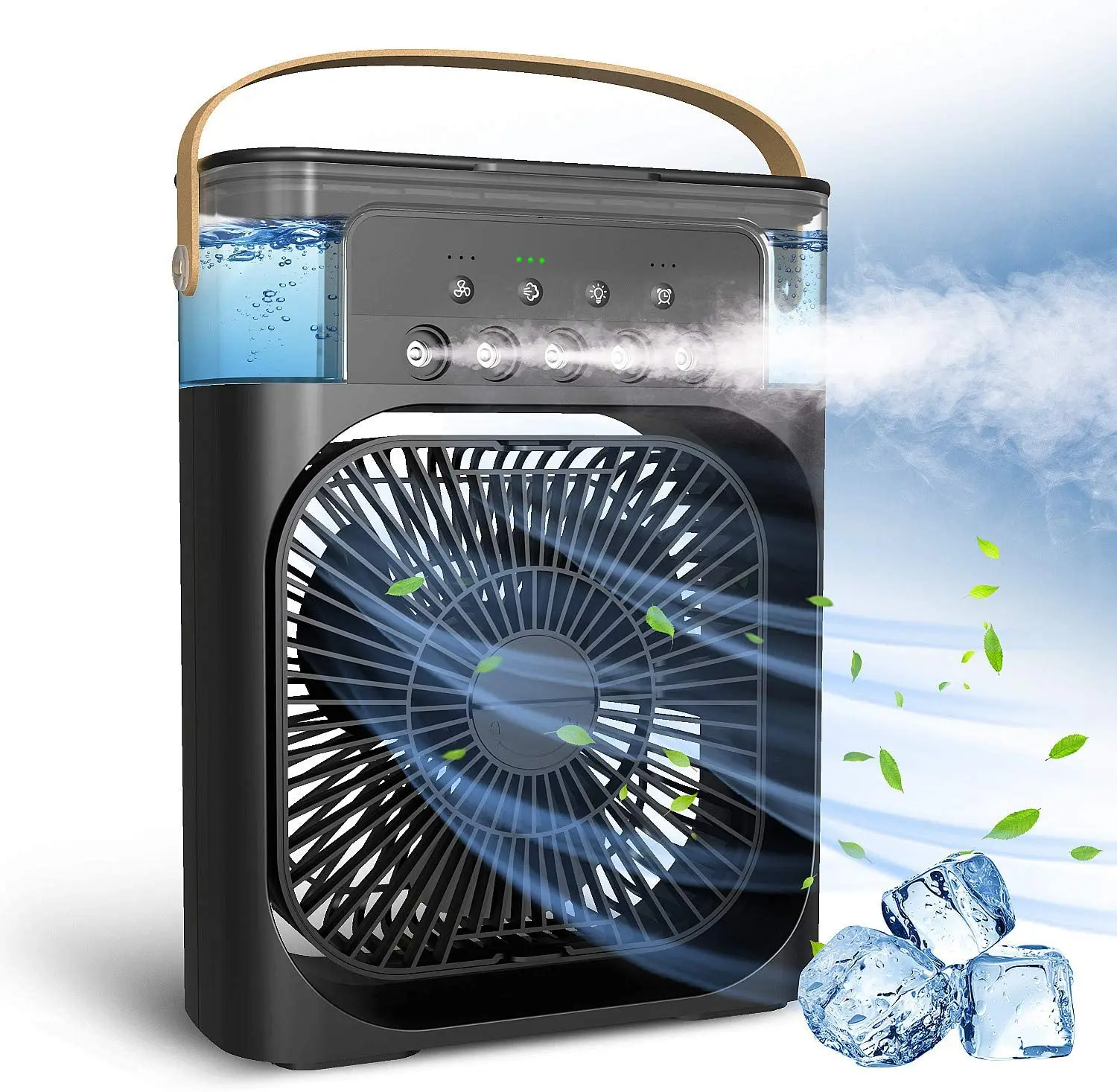Portable Mini Standing Personal Small Air Cooling Water Air Coolers Table Smart Cooler Fan Room Air Conditioner