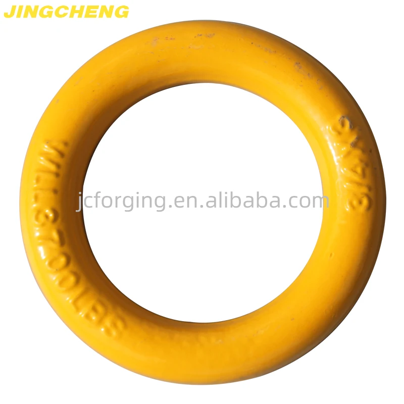 Forged Alloy Steel Round Ring high quality rigging of drop forged alloy steel weldless lifting steel round ring
