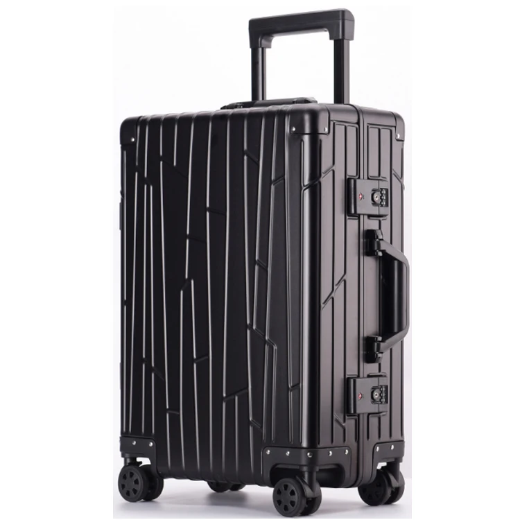 
Chinese wholesale suitcase set hot sale pilot bag abs pc luggage sets wrap angle valise 20/22/24/26 inch bagage 1 set suit case 
