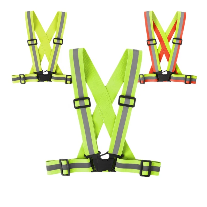 Security reflektiv belt vest  LED eco friendly reflective elastic belt