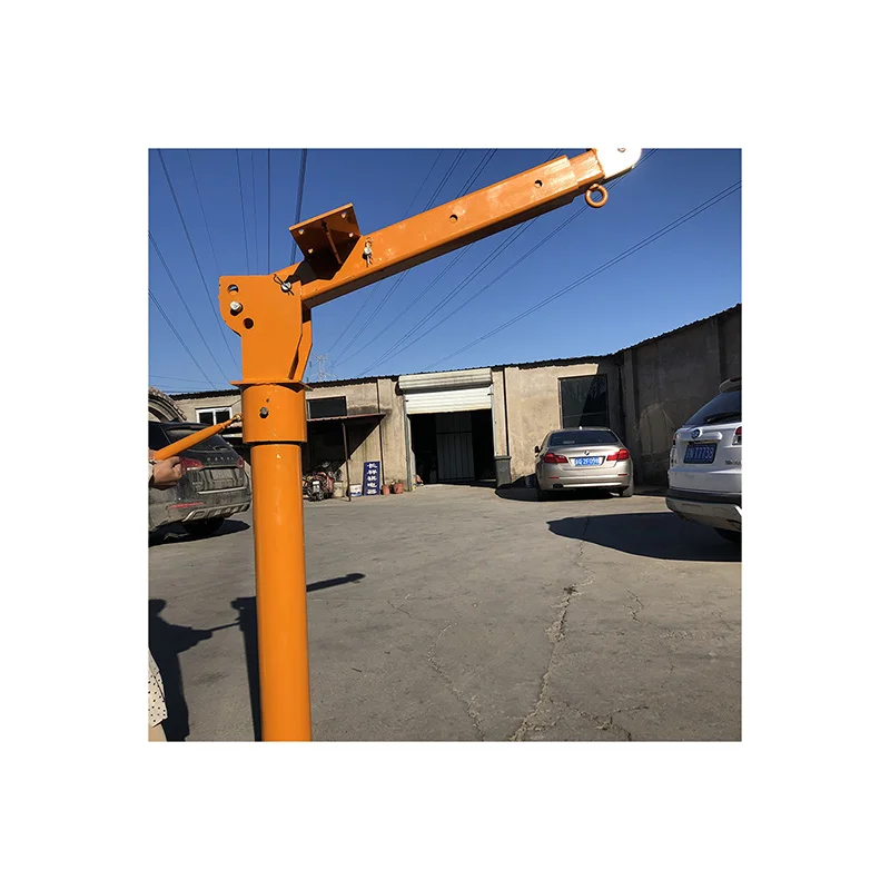 500kg 1000kg Small Vehicular Mini Pick Up Truck Mounted Crane