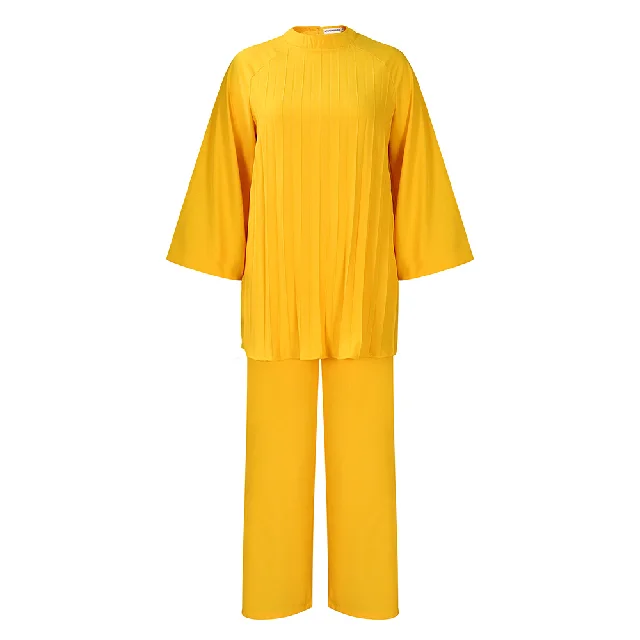 Casual Clothing 2023 Autumn New Fashion Loose Large Size Temperament Suit Europe And The United States Two-piece Set Ladies