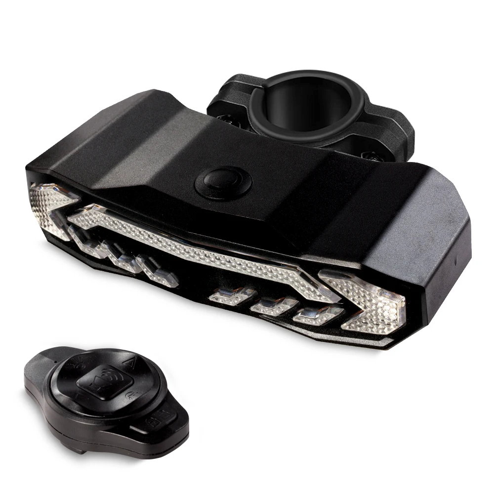 IP65 bicycles lights riding rear turn led tail light brake signal with USB-C charge Low battery indicator bike lights