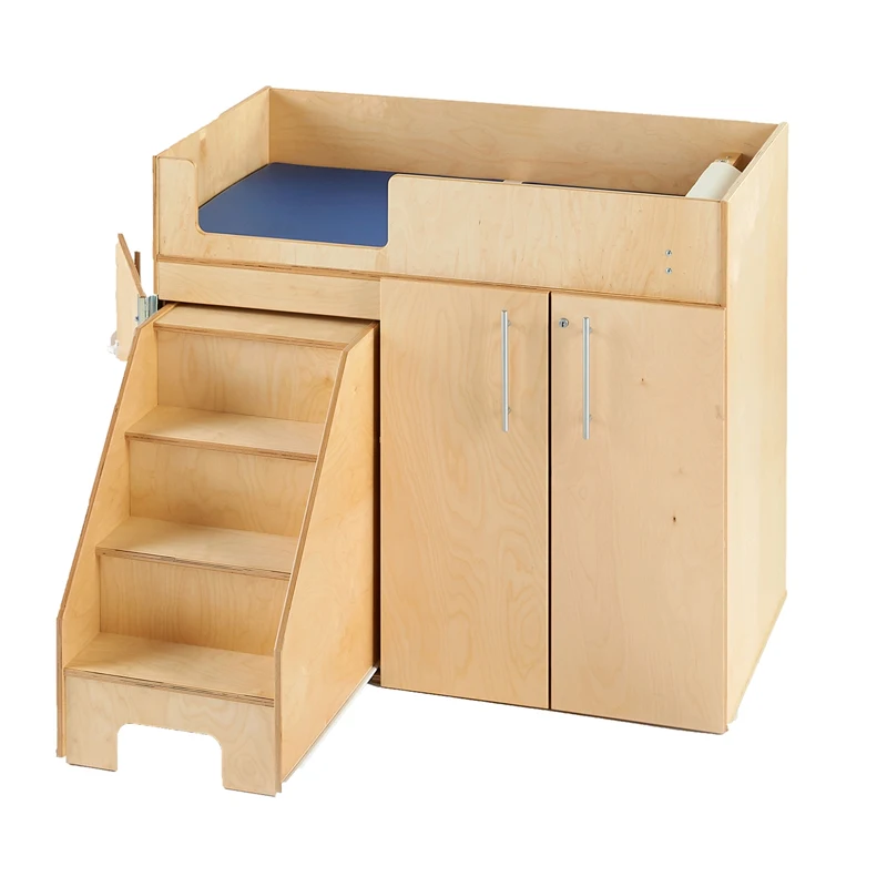 Baby Changing Bag Table With Cabinet Wooden Newborn Baby Nursing Furniture Diaper Changing Table For Montessori Daycare