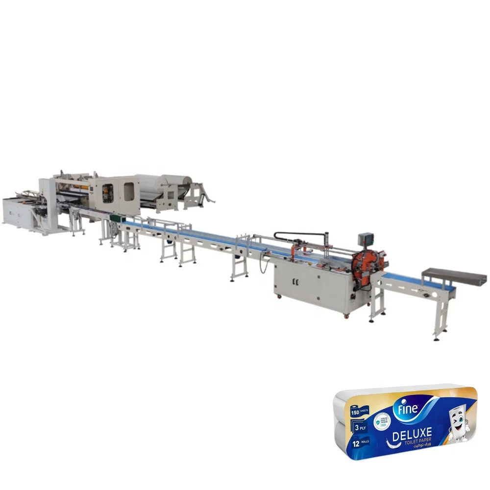 High quality automatic bathroom toilet tissue paper making machine production line
