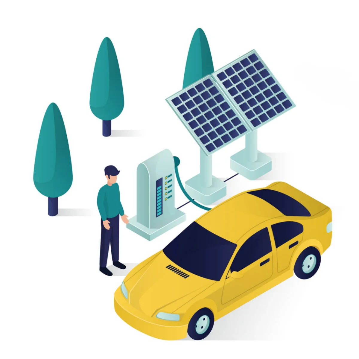 Diy Solar EV Charging Solution Contractor Tax Credit Residential Commercial Solar Powered EV Charging Stations Manufacturer