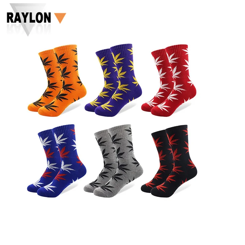 RL-A1058 marijuanna socks pot leaf socks wholesale hemp socks