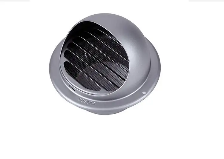 Good Coating 4 5 6 inch 304/201 Stainless Steel Ventilation Exhaust Grille Wall Ceiling Grille Ducting Vent Cover