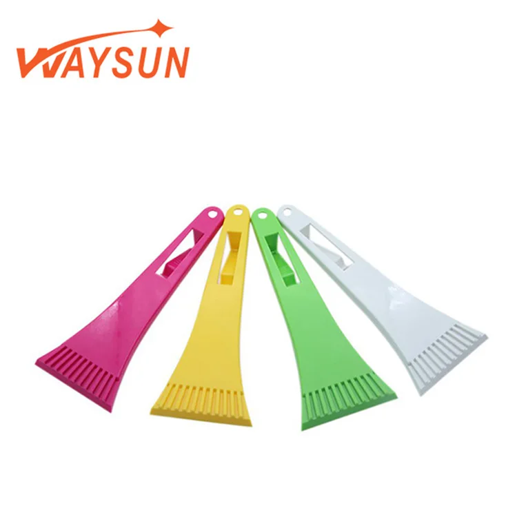 Factory Direct Sales Colorful Car Auto Plastic Ice Scraper For Snow Removal Car Wash