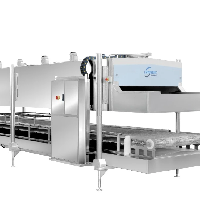 SS 304 Instant Freezer French Fries Durian Fruit Frozen Quick Freezing Machine