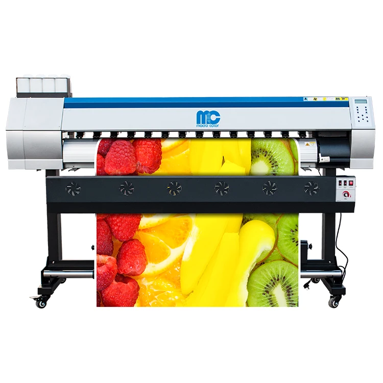 1.6m 63inches 1440dpi Plotter Print Eco solvent 4 color Chinese Eco Solvent Inkjet Printer for Flex Banner Vinyl Sticker Mesh