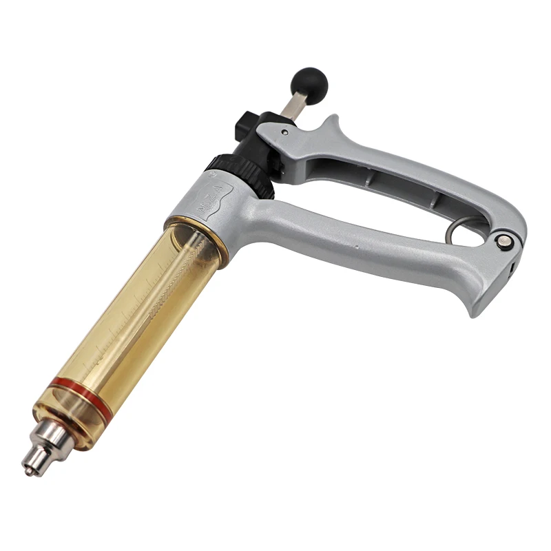 50 мл животных вакцины шприцы ветеринарные инструмент многоразовые для домашних животных автоматический непрерывные инъекции шприц