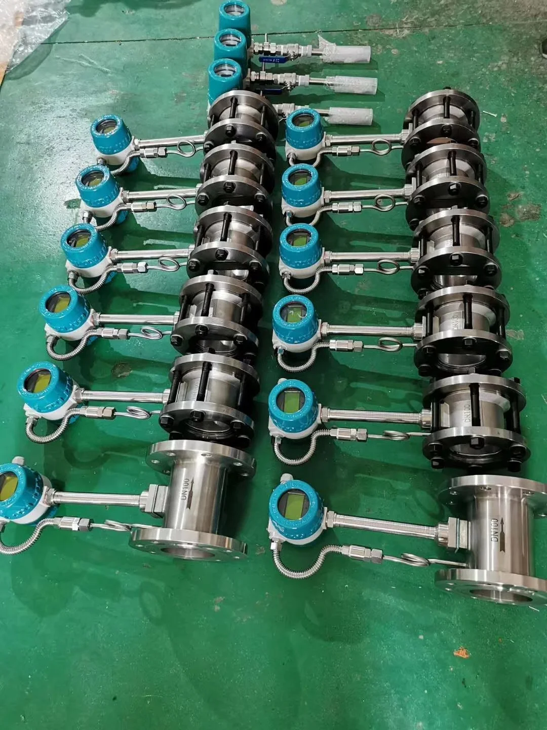 Clamp on/Thread/Flange Connection Steam Gas High Pressure Vortex Flowmeter