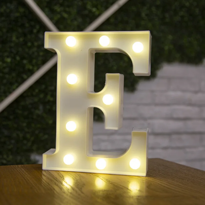 customized diy 3D 26 number flat room led marquee letter lights sign love marquee letters