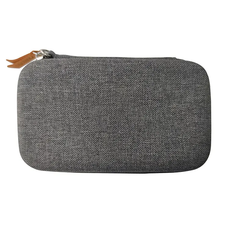 Custom Travel Long Square Zipper Hard Shell Essential Oils Holder Bag Bottle Carrying EVA Essential Oil Cases