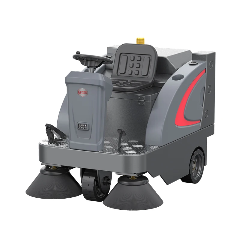 YANGZI S6 Commercial Road Cleaning Machine Ride On Street Industrial Electric Floor Sweeper Vacuum Cleaner